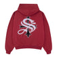 Beaded Cross Zip Hoodie