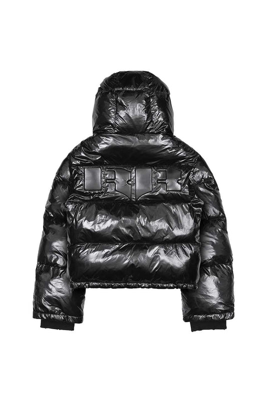 Black Basic Puffer Jacket