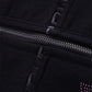 Black X Purple Cross Rhinestone Zip Hoodie