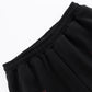 Black X Red Cross Rhinestone Jogger