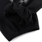 Black X Silver Cross Rhinestone Jogger