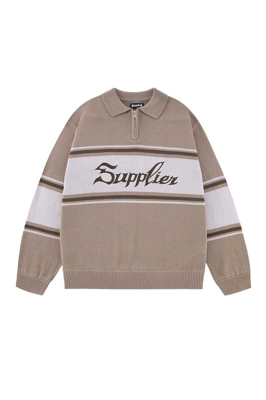 Blade Logo Half Zip Knit