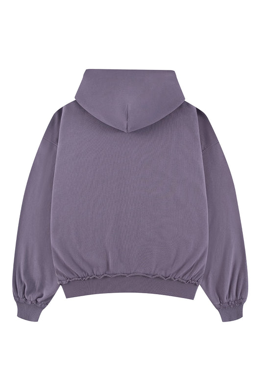 Brain Toast Vintage Wash Zip Hoodie