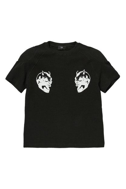 Bulk Shoulder Waffle T-Shirt