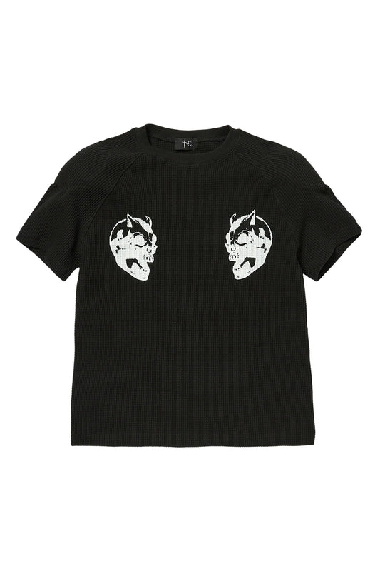 Bulk Shoulder Waffle T-Shirt