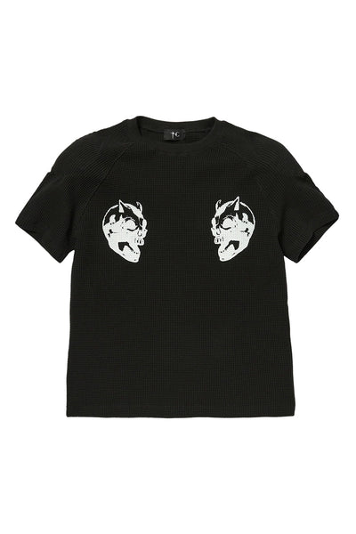 Bulk Shoulder Waffle T-Shirt｜Thug Club｜ティーシャツ