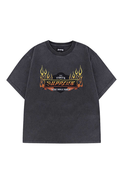 Burning Logo Tee