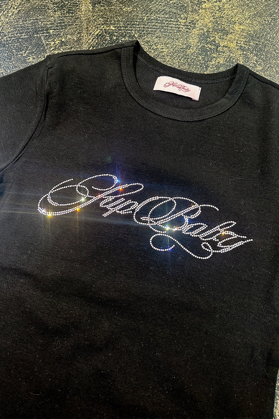 【先行予約販売】Rhinestone Baby Logo Tee Women's【4月上旬お届け】