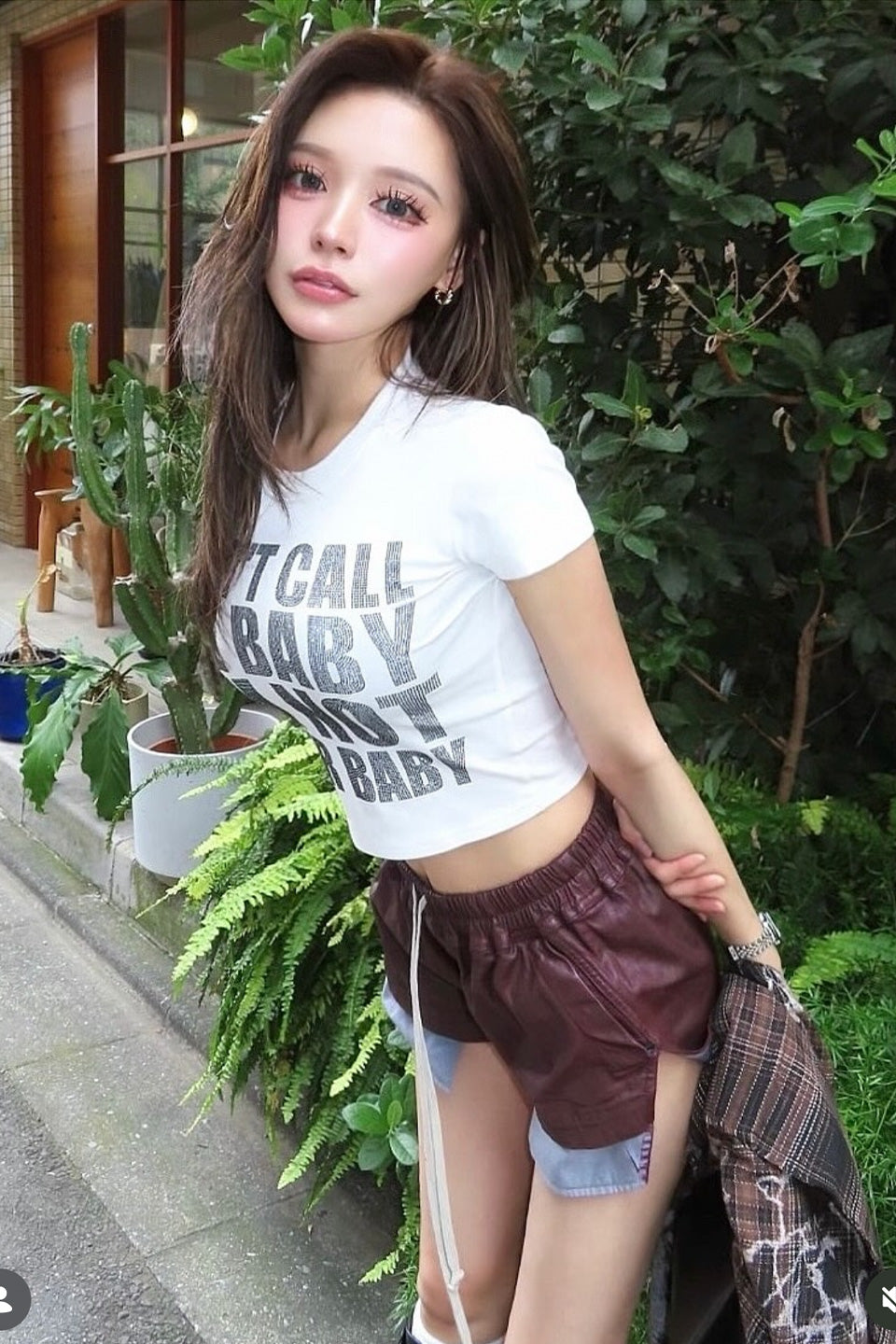 【先行予約販売】I'm Not Your Baby Cropped Tee Women's【5月上旬お届け】