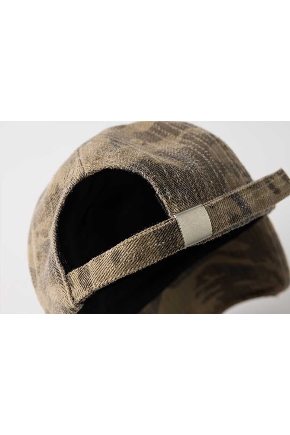 Camo Distressed Cap