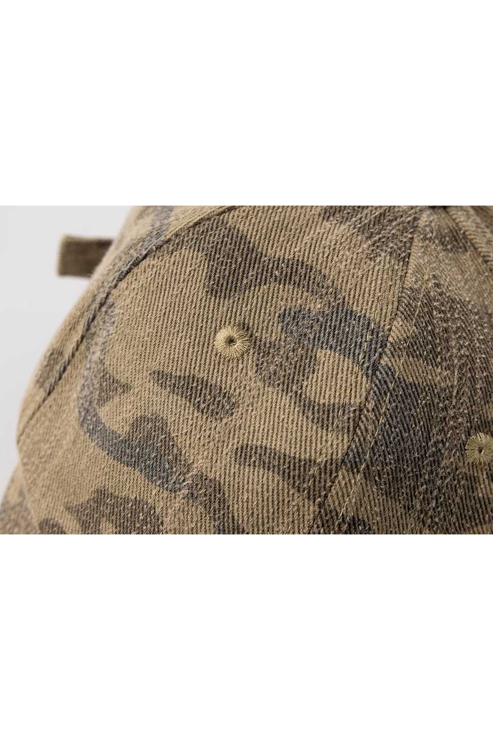 Camo Distressed Cap