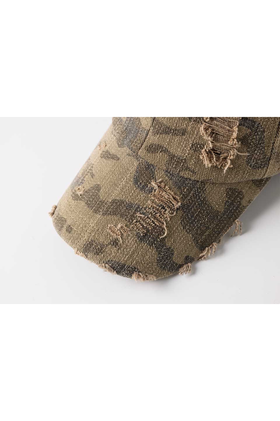 Camo Distressed Cap