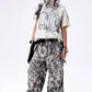 "005 Mily" Camo Flag Cargo Pants