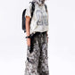 "005 Mily" Camo Flag Cargo Pants