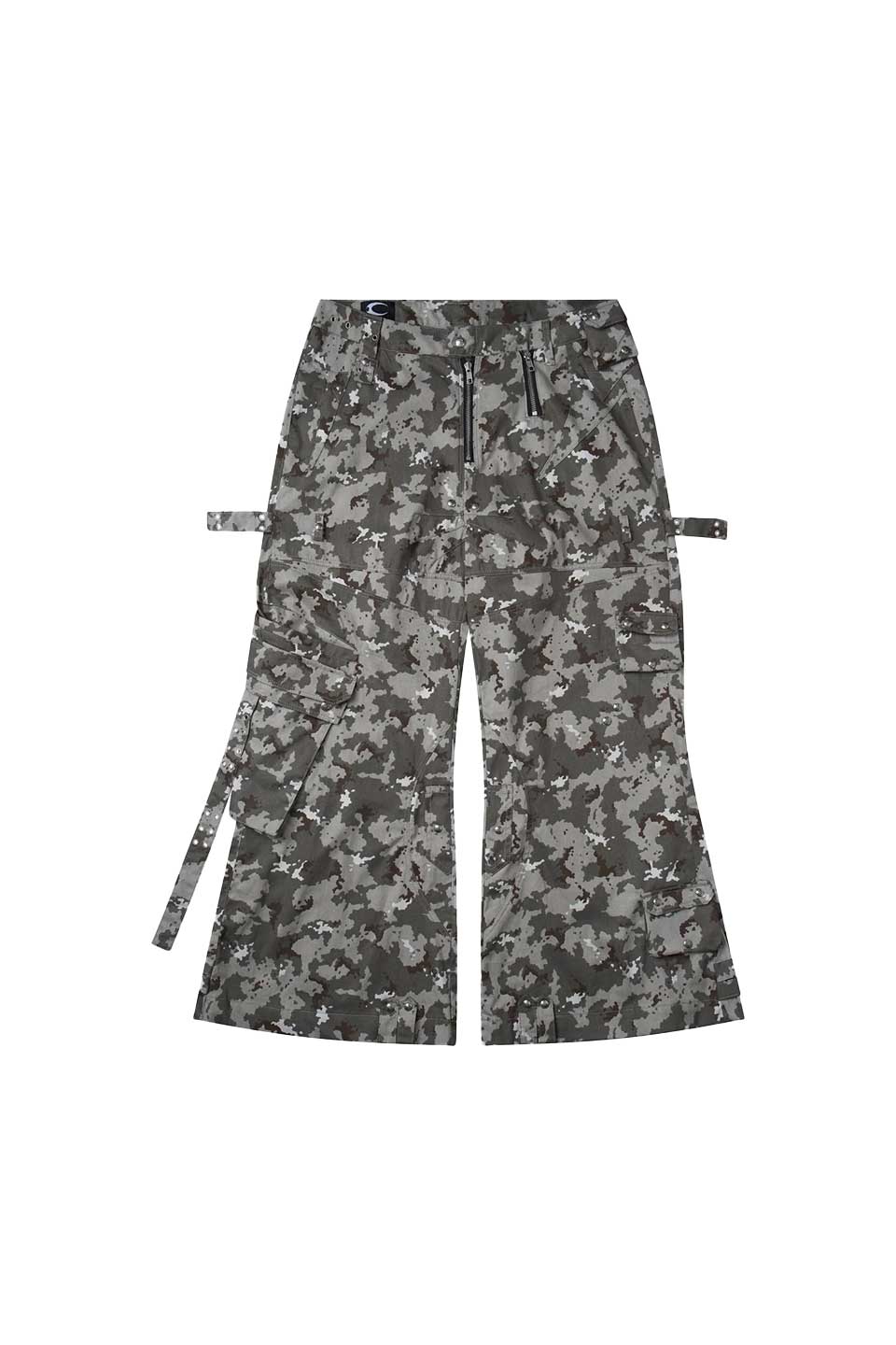 "005 Mily" Camo Flag Cargo Pants