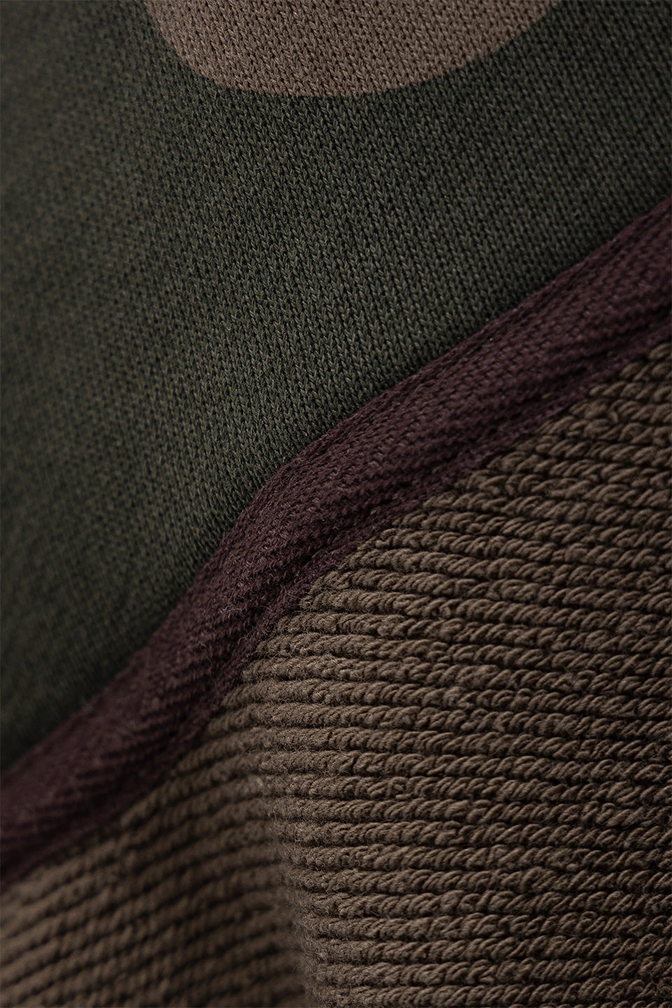 Camouflage Cross Leather Patch Zip Hoodie