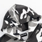 Camouflage Cross Leather Patch Zip Hoodie