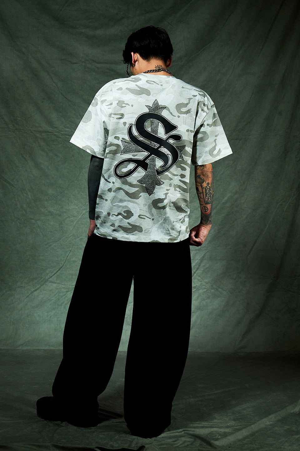 Camouflage Cross Tee