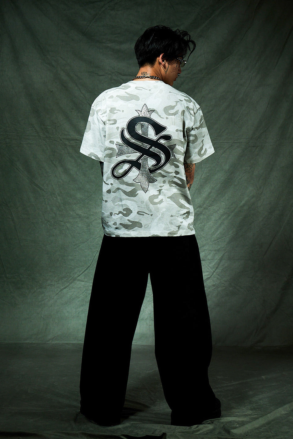 Camouflage Cross Tee