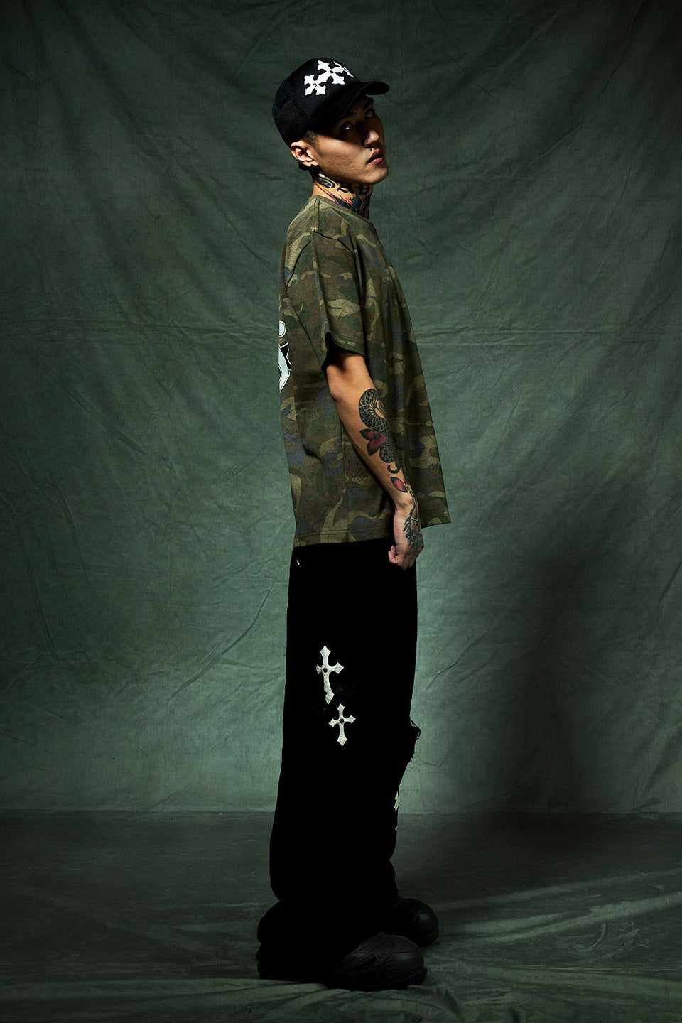 Camouflage Cross Tee