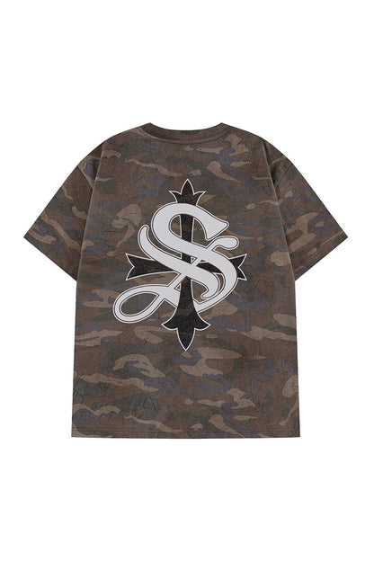 Camouflage Cross Tee