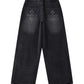 Camouflage Double Layer Baggy Denim