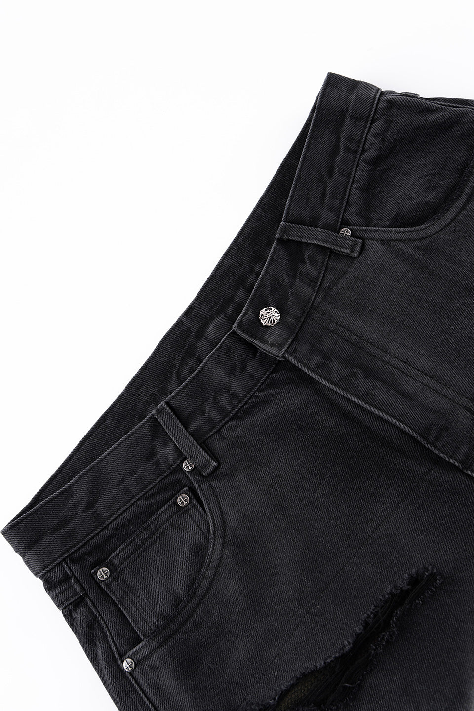 Camouflage Double Layer Baggy Denim