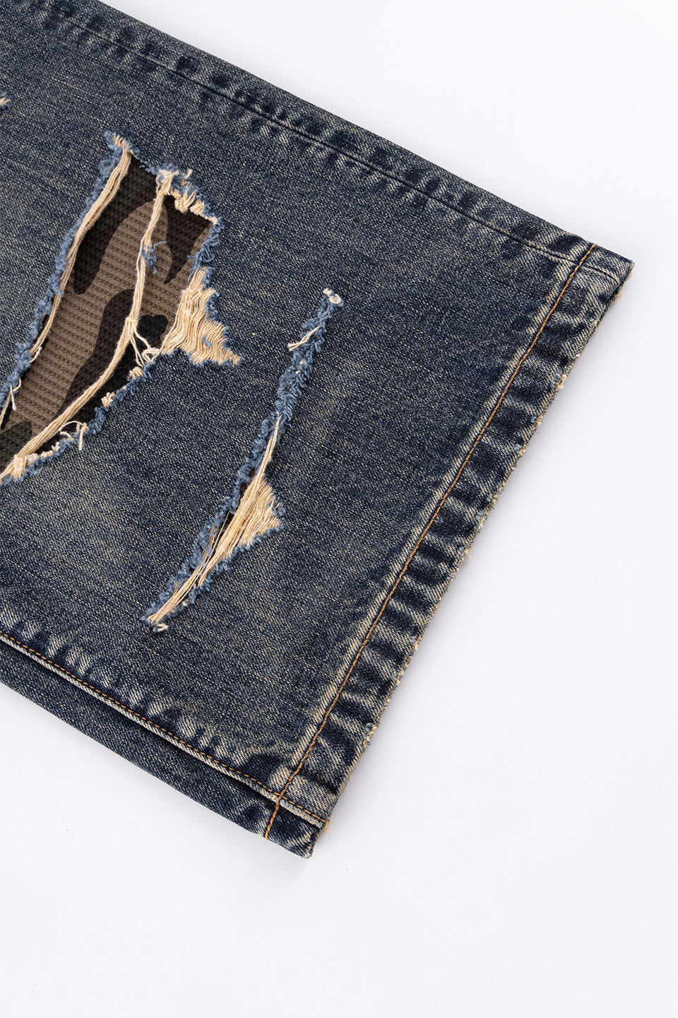 Camouflage Double Layer Baggy Denim