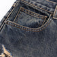 Camouflage Double Layer Baggy Denim