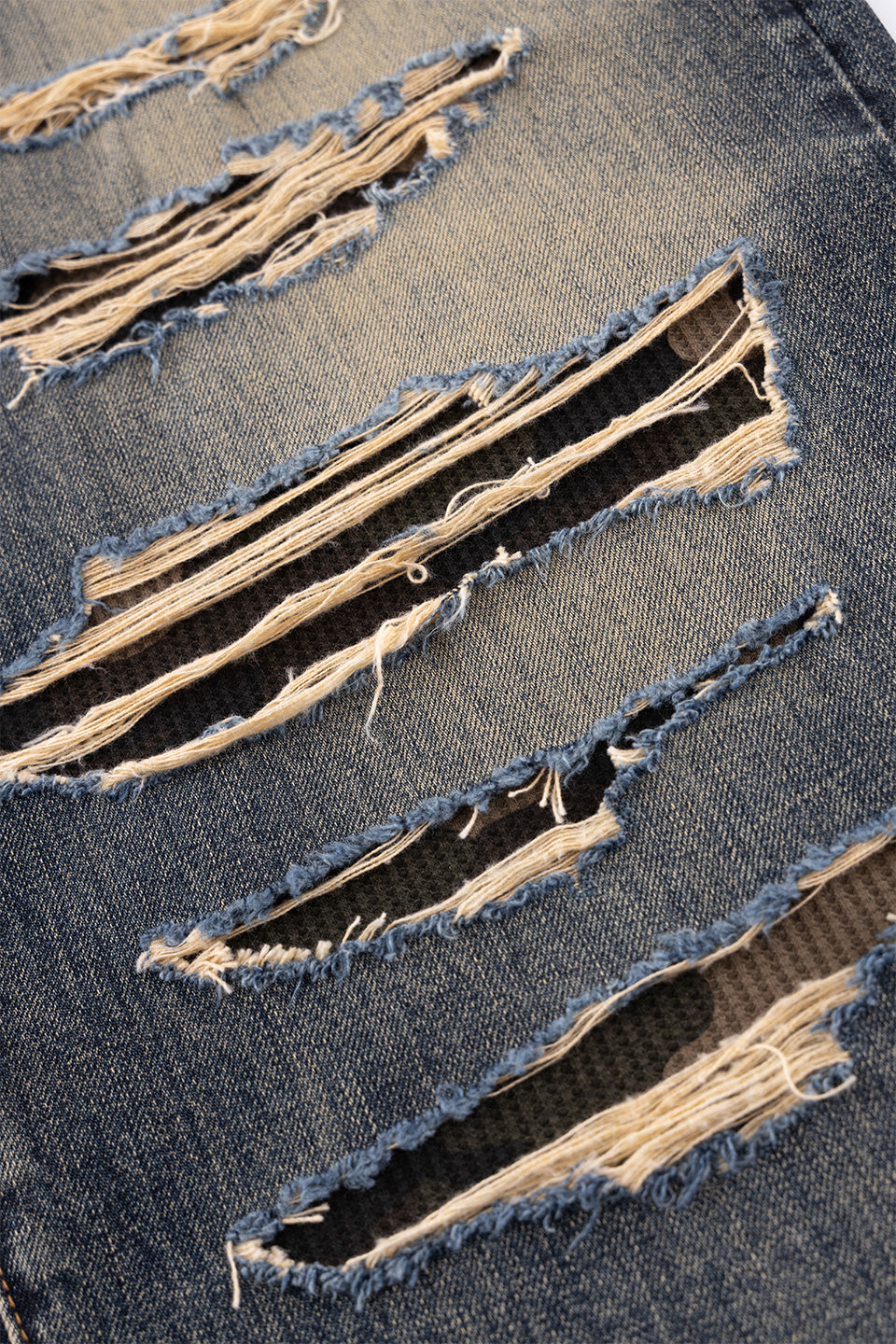 Camouflage Double Layer Baggy Denim