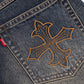 Camouflage Double Layer Baggy Denim