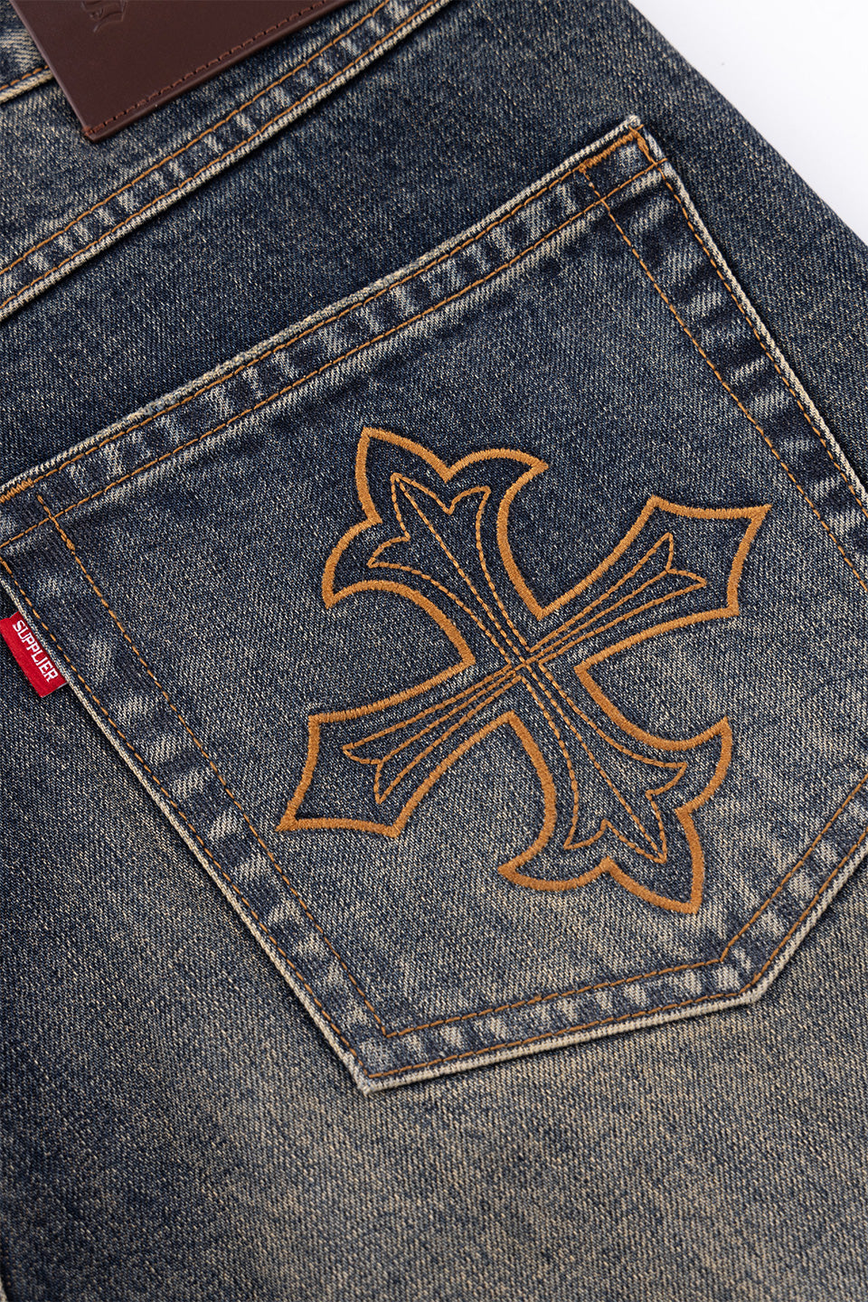 Camouflage Double Layer Baggy Denim