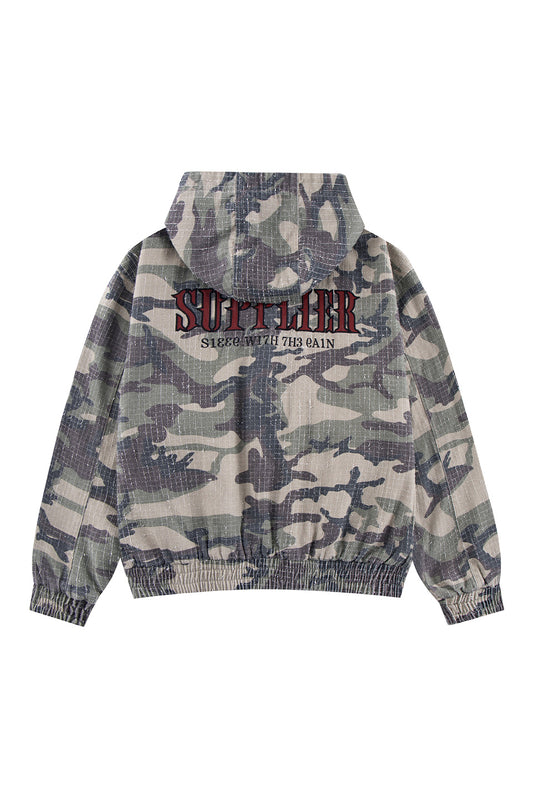 【予約商品】Camouflage Hooded Blouson【10月下旬お届け】