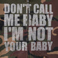 Camouflage Not Your Baby Cropped Zip Hoodie Women'S