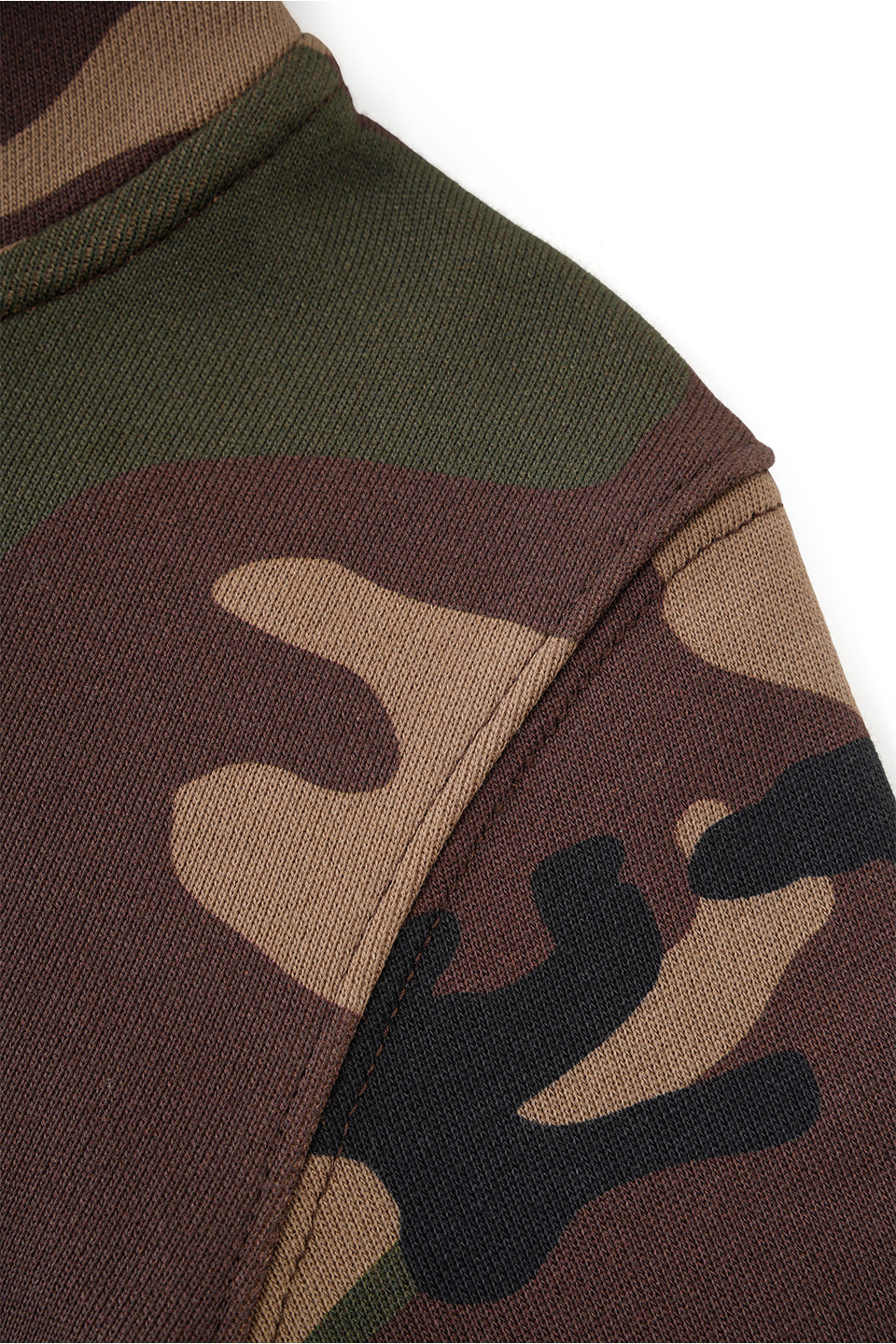 Camouflage Not Your Baby Cropped Zip Hoodie Women'S