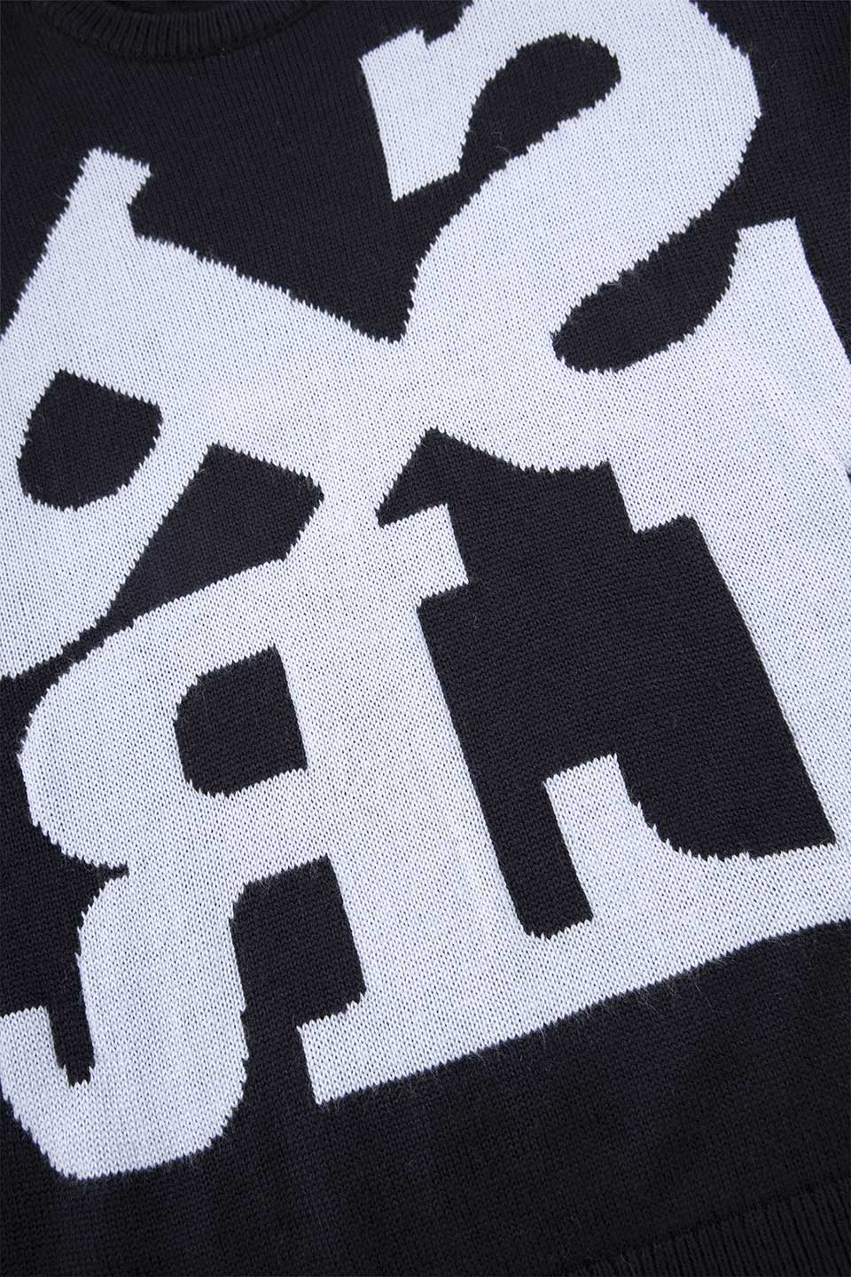 Carving Logo Crew Knit