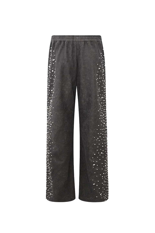 Cashew Flower Texturepearl Sweat Pants