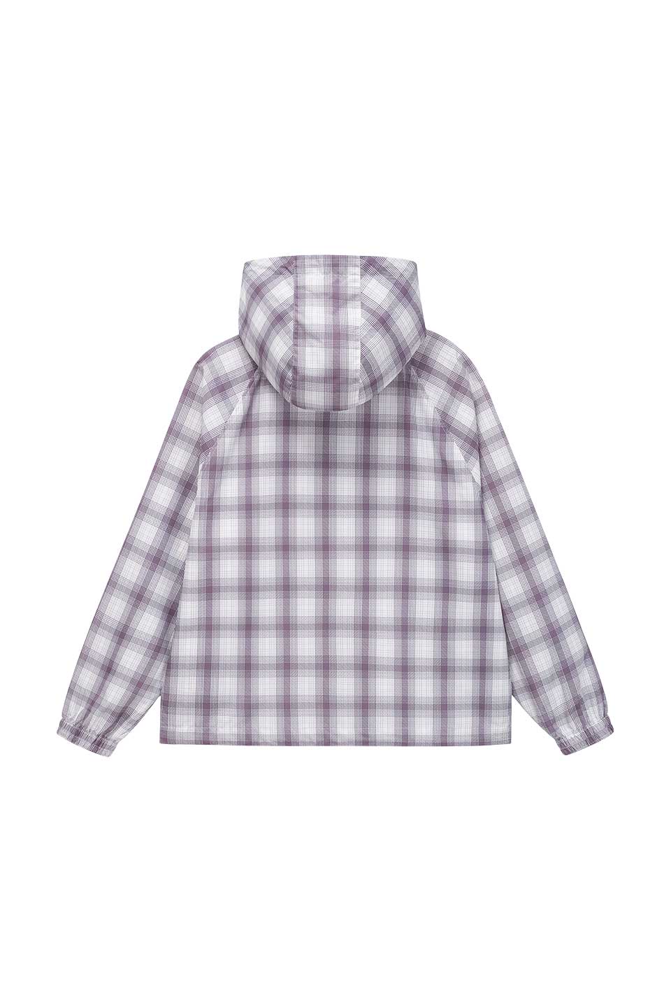 Checkered Nylon Anorak