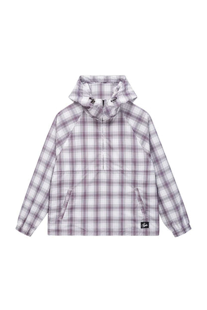 Checkered Nylon Anorak