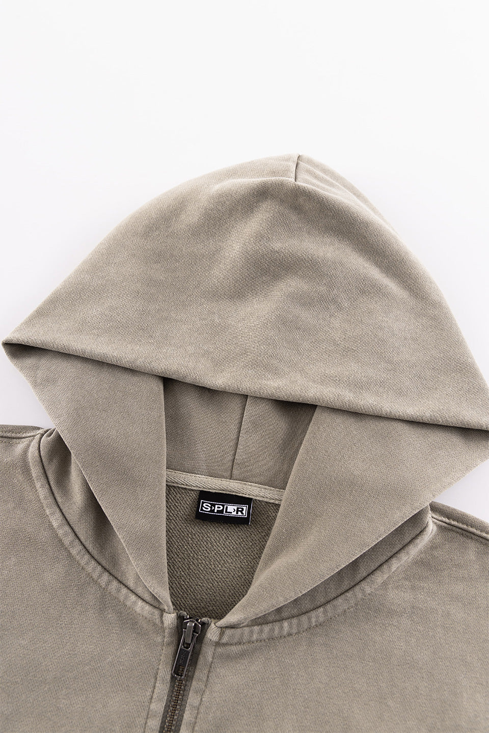 Chemical Dye Zip Hoodie