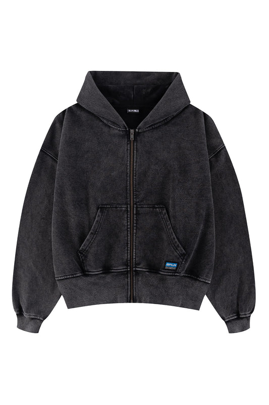 Chemical Dye Zip Hoodie