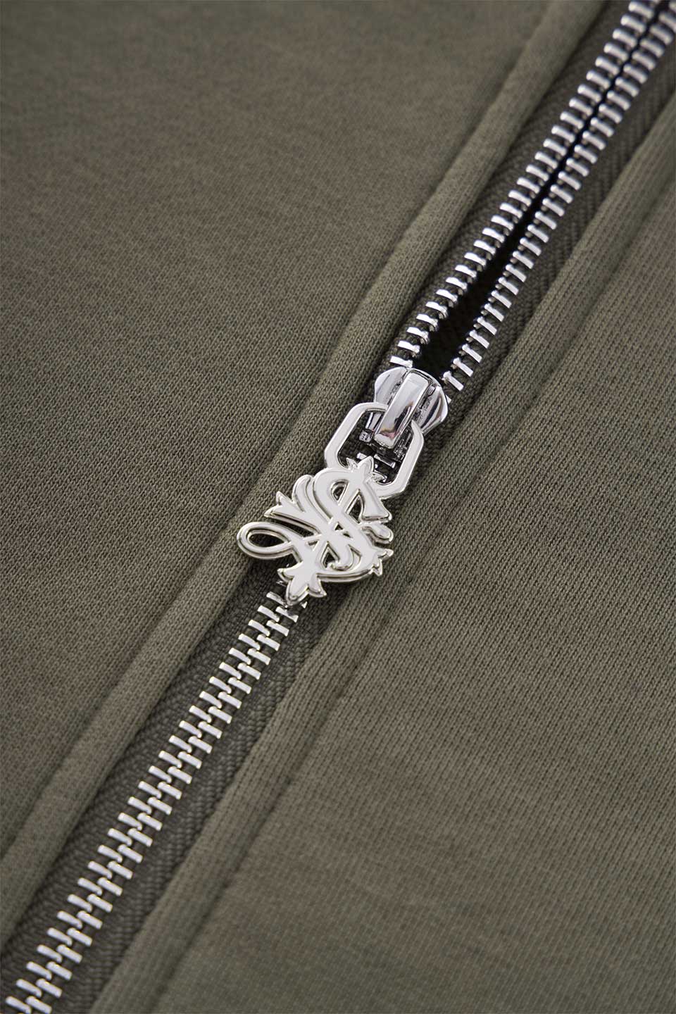 Chrome Cross Zip Hoodie