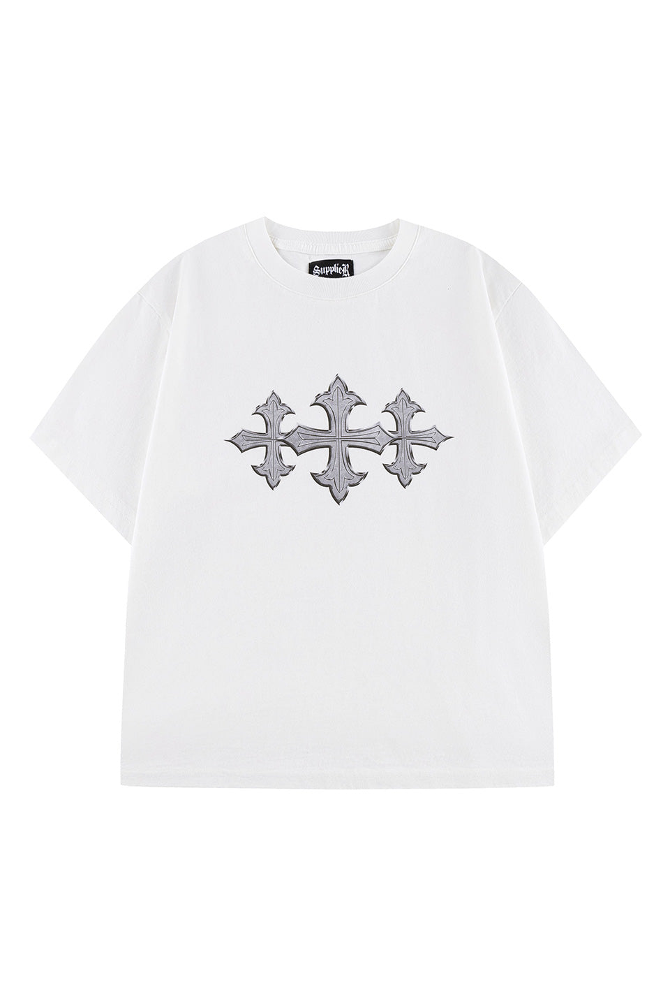 Chrome Triple Cross Tee