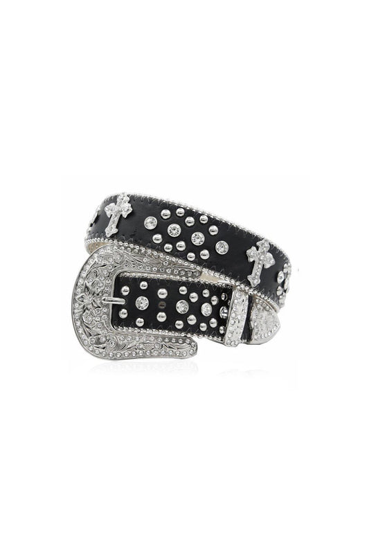 Clystal Cross Belt