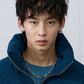 Corduroy Patchwork Down Jacket