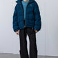 Corduroy Patchwork Down Jacket