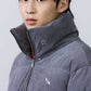 Corduroy Patchwork Down Jacket