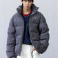 Corduroy Patchwork Down Jacket
