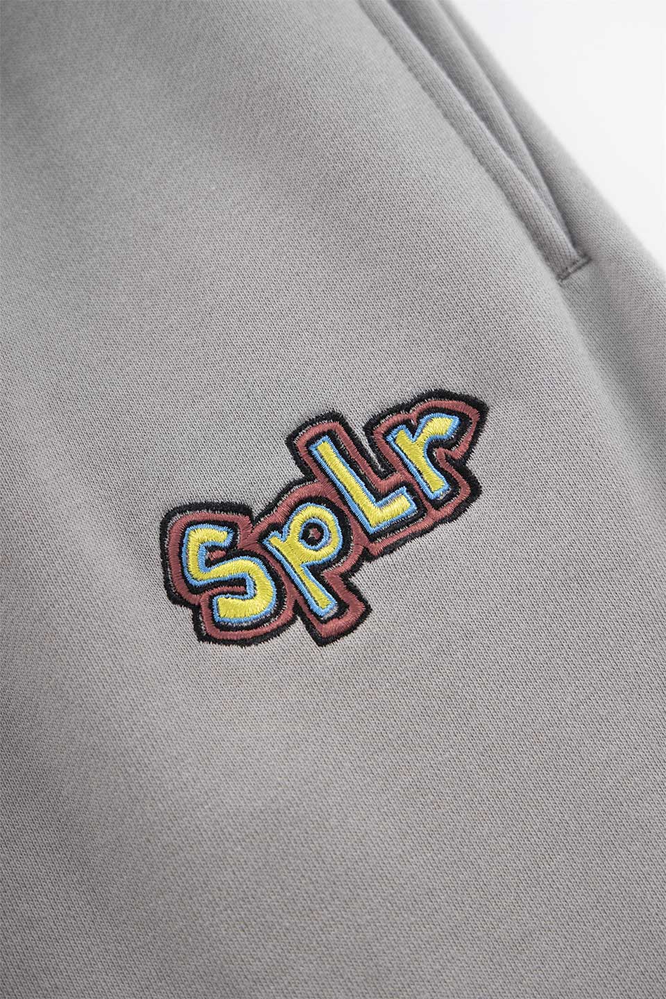 Crayon Logo Embroidery Sweat Pants