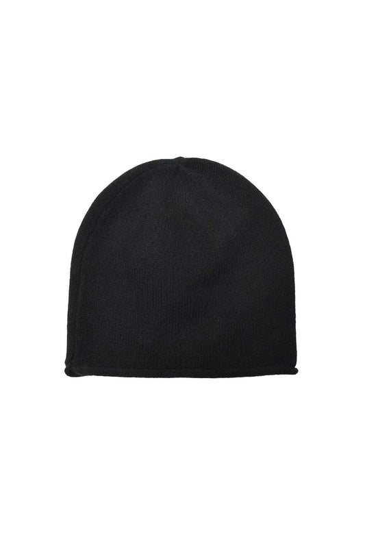 Cross- Patch Leather Beanie